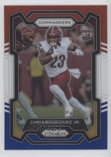 2023 Panini Prizm Rookies Red White & Blue Prizm Chris Rodriguez Jr #398 11qz
