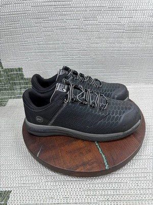 Timberland Pro Shoes Mens Size 13 M Powerdrive Composite Toe Work Black Nylon