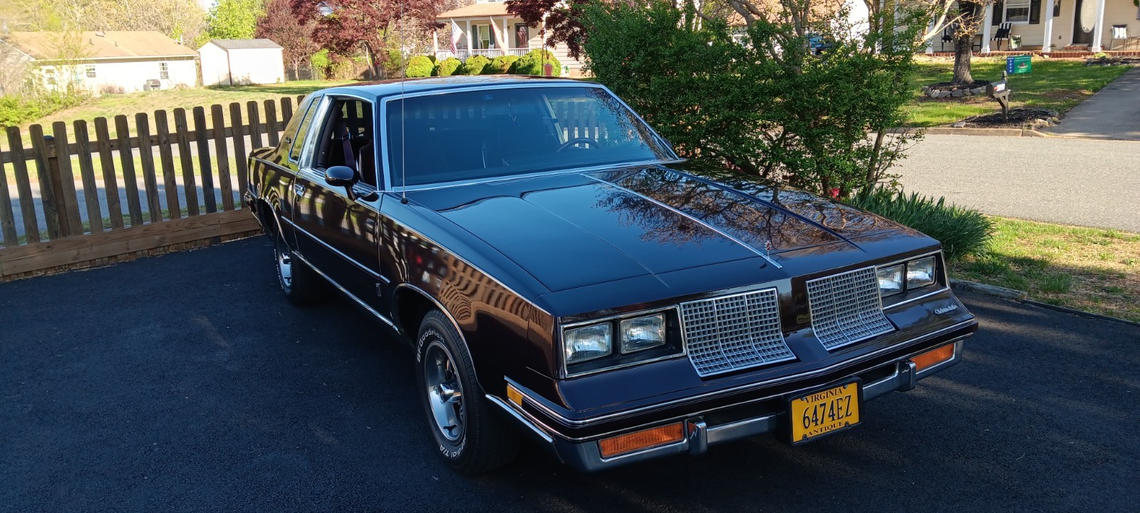 1985 Oldsmobile Cutlass for sale in Fredericksburg Virginia