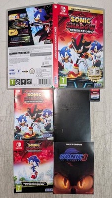 Sonic x Shadow Generations Day One Ed w/ robotnik s journal (Nintendo Switch)