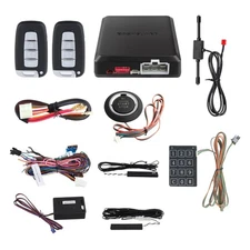 EASYGUARD EC002-K-NS Car Alarm Kit Keyless Entry Remote Start Shock Sensor