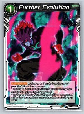 Further Evolution BT17-130 C Dragon Ball Super Card Game Extra Card Black