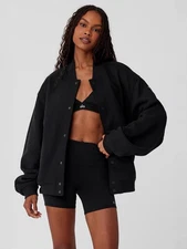 AIo Hoodie Jacket Men's and Women's Oversized Baseball Jacket Collar Cardigan