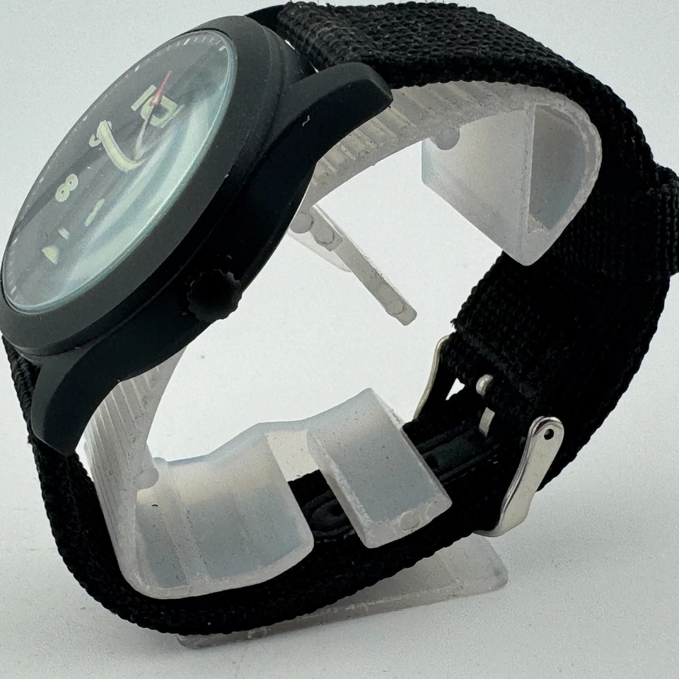 M48-OPS Reloj de Cuarzo Hombre 50m Negro Esfera Militar Día Fecha Lona Batería Nueva Foto 4 de 4