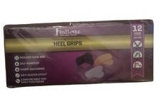 Ballotte Heel Grips 12 Pieces Self-Adhesive Shock Absorbing Anti-Blister
