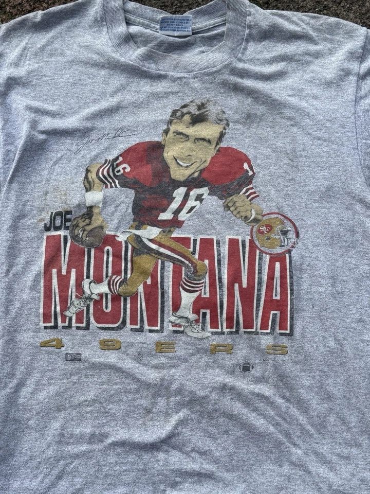 CAMISETA CARICATURA SALEM VINTAGE AÑOS 90 NFL JOE MONTANA San Francisco 49ers Talla XL NFL Foto 2 de 3
