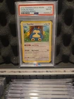 Pokémon TCG 2019 Snorlax Holo Rare Card 158/214 Sun&Moon Unbroken Bonds PSA 8