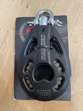 Harken 3231 75mm Single Black Magic High-Load Sailboat Block Pulley