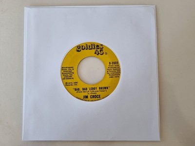 Jim Croce - Bad, Bad Leroy Brown / One Less Set Of Footsteps 7'' Vinyl US