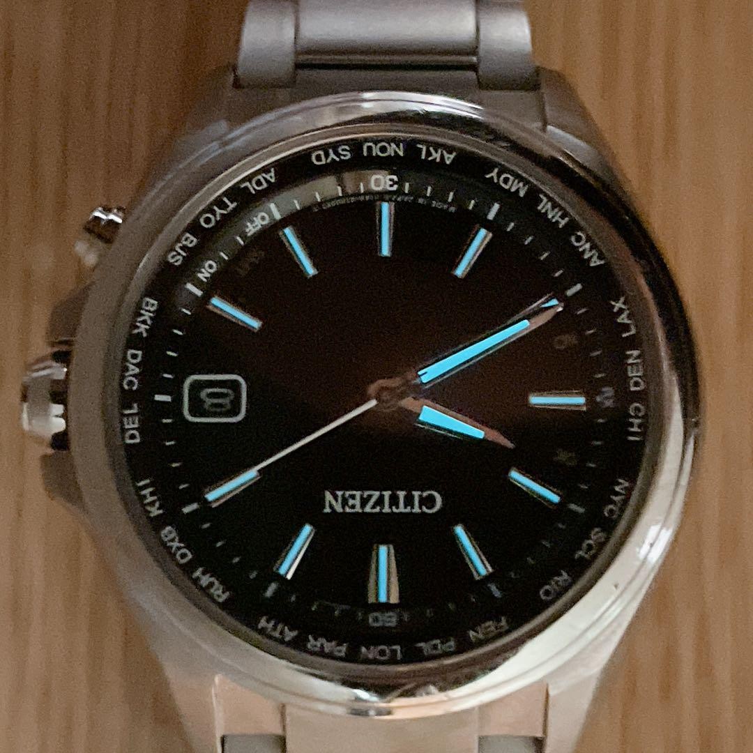 CITIZEN ATTESA CB1070-56E H149-S096073 Black Dial Eco-Drive