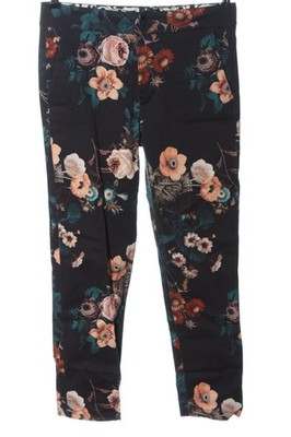 ICONIC27 Chinohose Damen Hose Gr. DE 36 schwarz-nude-blau Elegant