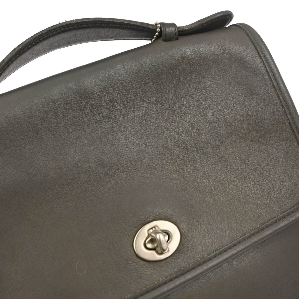 Coach Gray Leather Handbag L9C-9870 156023 thumbnail 6