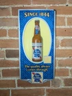 Vintage PABST BLUE RIBBON 3D Beer Bottle Bar Sign 8 1/2"x 17 3/4" PBR Since 1844