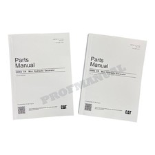 Caterpillar Cat 308E2 CR Mini Hydraulic Excavator Parts Catalog Manual FJX1-Up