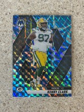 2025 Mosaic Football Reactive Blue Prizm Kenny Clark #84 Packers