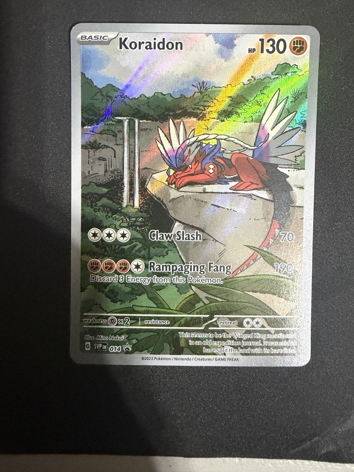 KORAIDON 014 HOLO SCARLET & VIOLET PROMO SVP POKEMON TCG CARD