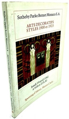    DEKORATIVE KUNST, STILE 1900 UND 1925 [Katalogo Asta Sotheby s] 1982