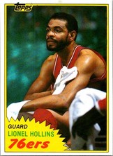Lionel Hollins 1981-82 Topps #31 Philadelphia 76ers