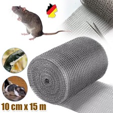 Maschendraht Drahtgitter Edelstahl, 10cm x 15m Edelstahlzaun, Edelstahlgewebe