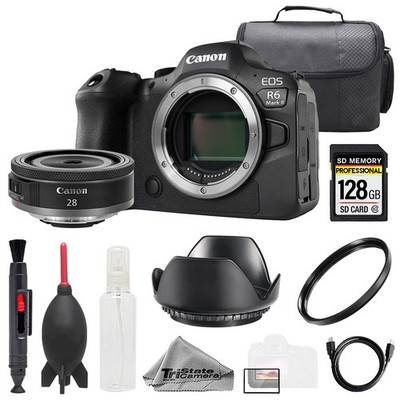 Canon EOS R6 II + RF 28mm f/2.8 STM Lens +128GB+Bag+ UV Filter- Basic Kit