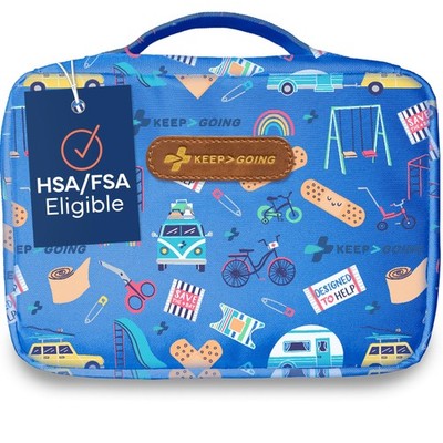 KeepGoing Large Home First Aid Kit for Kids   270 Pc. for Car, Home, Dorm, & ...