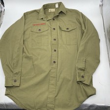 Vintage Boy Scouts of America BSA Uniform Men's Size Medium Green Official