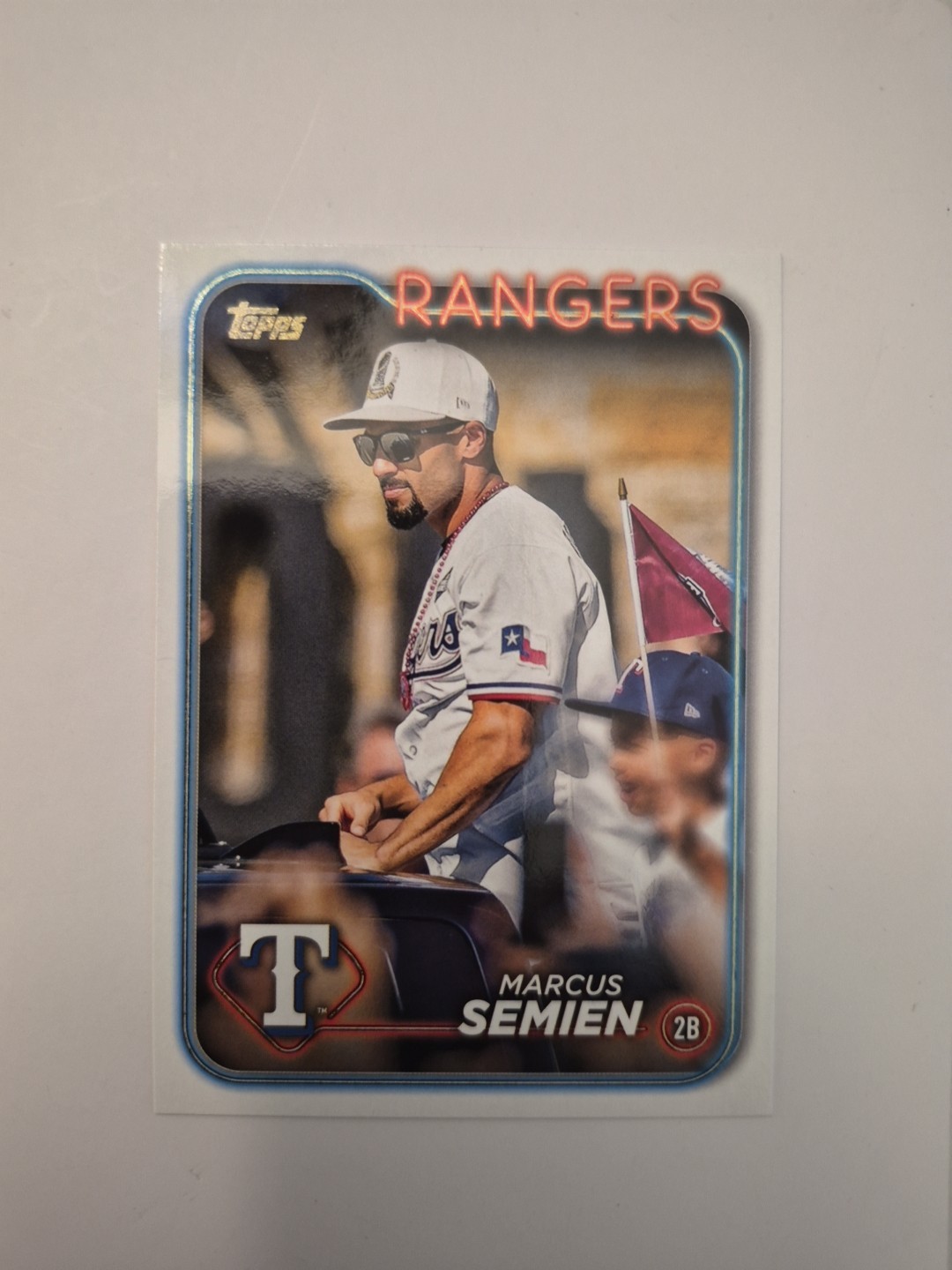 2024 Topps Series 2 - Marcus Semien #499 Golden Mirror Image Variation