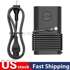 For Dell 65W USB-C LA65NM170 XPS 13 Type C Adapter Power Supply Laptop Charger
