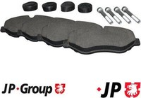 Jp Group 1163601710 Bremsbelagsatz FüR Scheibenbremse Bremsbelagsatz