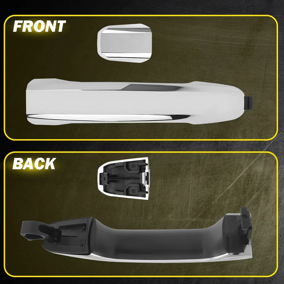 Manija de puerta exterior trasera lateral derecha o izquierda para GMC Sierra 1500 Limited SLE 2019 2022 Foto 4 de 4