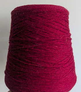 Two cones of red machine knitting yarn 1.4kg
