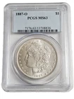 1887 O Morgan Silver Dollar PCGS MS63