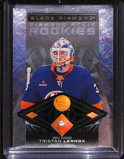 2025-26 UD Black Diamond Diamond Relic Rookies Single Diamond Tristan Lennox /99