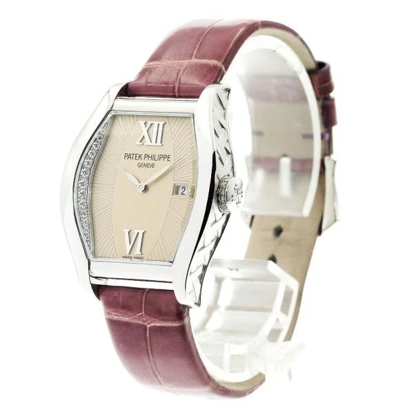 Patek Philippe — Patek Philippe Gondolo 4949G 30mm WG Gold Dial Quartz: Battery Watch #C1491