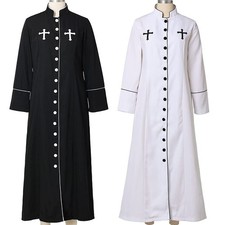 Halloween Cosplay Godfather Robe Priest Cosplay Costume