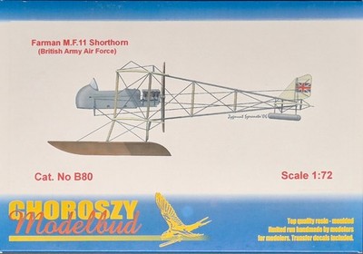 Farman M.F. 11 Shorthorn Resin Modellbausatz im Maßstab 1/72 von Chorozy Modelbud