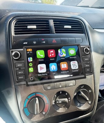 4+64G Für Fiat Linea Grande Punto Carplay Android 15 Autoradio GPS WIFI SWC HIFI