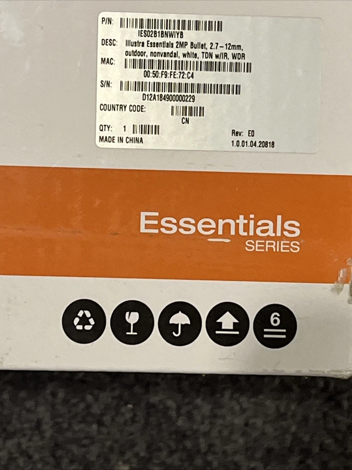Illustra IES02B1BNWIYB Essentials 2MP Bullet 2.7-12mm IP Varifocal Camera New - Image 2 of 2