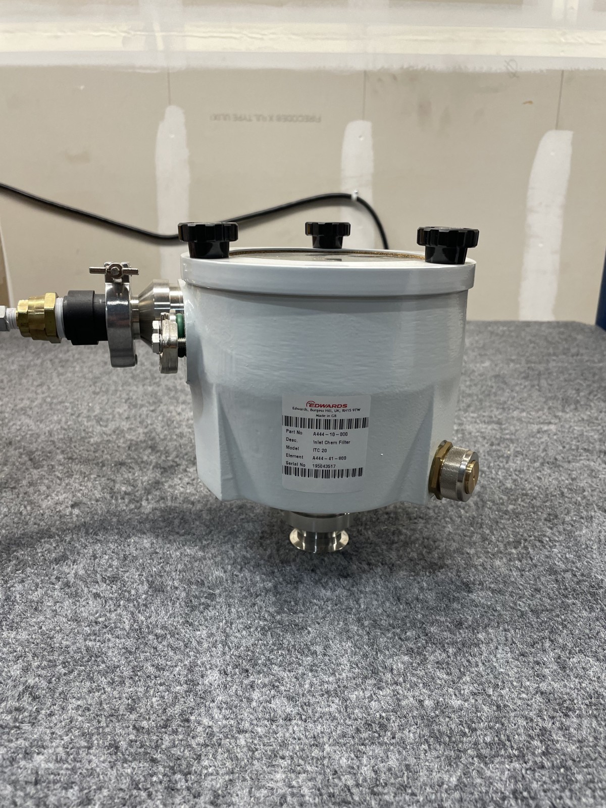 Edwards ITC20 Vacuum Pump Inlet Chemical Trap, KF25 A444-10-000