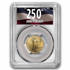 2026 1/4 oz American Gold Eagle MS-70 PCGS (FDI, 250th Anniv) 4517.36 per troy oz