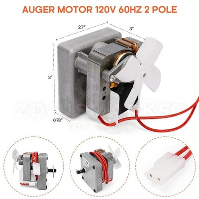 Upgraded 2.0 RPM Auger Motor Replacement Parts for Traeger Pit Boss & Camp Chef