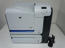 HP Color LaserJet CP3525n Printer *840 Pages! 3 Tray's +OEM Toner & Free Freight