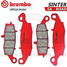 4 Pastillas Freno Delanteros Brembo Rojo Sinterizado para Suzuki GSX Fw 750 1999