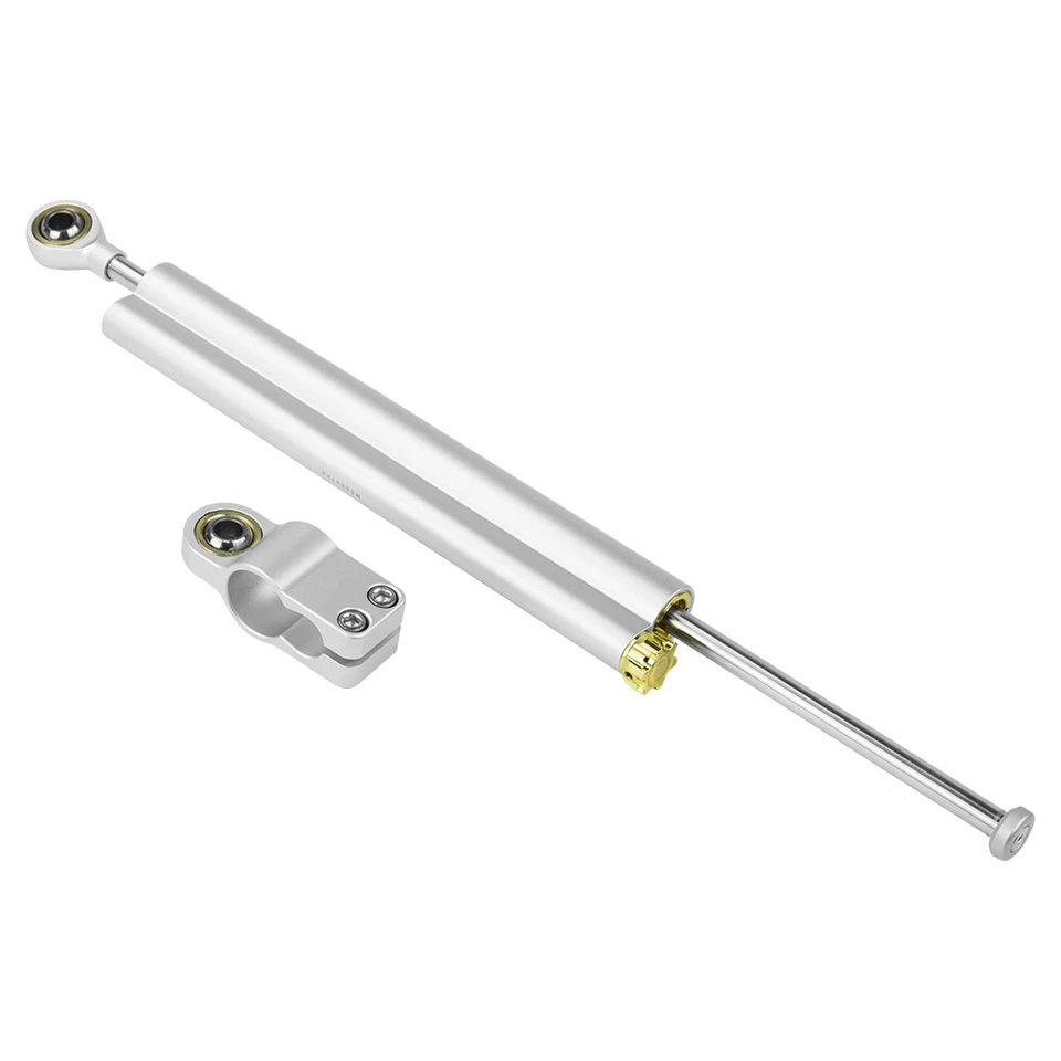 Silver Steering Damper Stabilizer For 1999-2003 Kawasaki Ninja ZX9R ZX900F US - Image 3 of 4