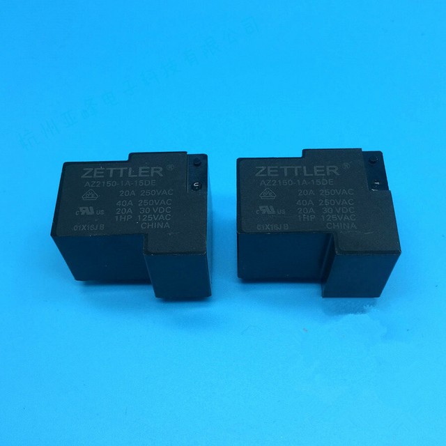 5Pcs New ZETTLER Relay AZ21501A15DE 15VDC 4pin 40A250VAC eBay