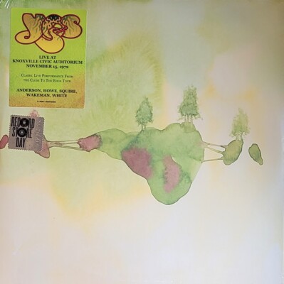 YES-LIVE AT KNOXVILLE CIVIC AUDITORIUM- VINYL 3-LP SET '' NEW, SEALED ''