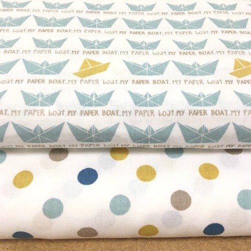 337. Love boat 100% Cotton Fabric. Price per 1/2 metre - Picture 2 of 4