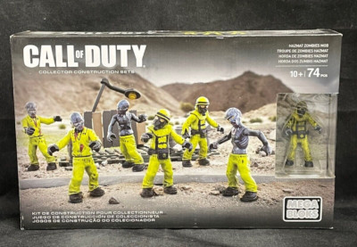 Call of Duty MEGA BLOKS Hazmat Zombies Mob CNC70 Collector Construction Set NEW