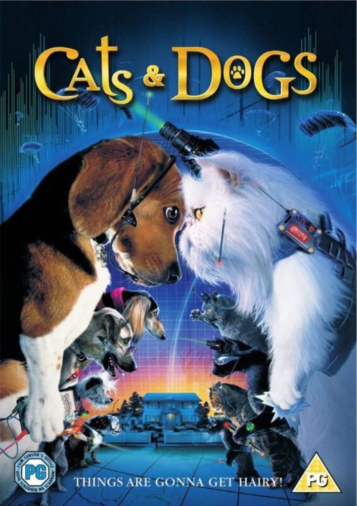 Cats & Dogs DVD (2001) FREE SHIPPING