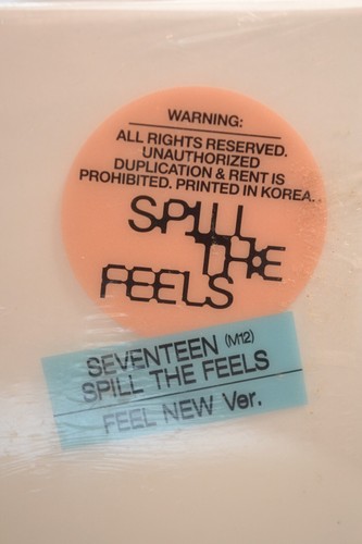 Seventeen Spill The Feels Album - Feel New Version PLD 0439 12th Mini Album - Picture 4 of 4